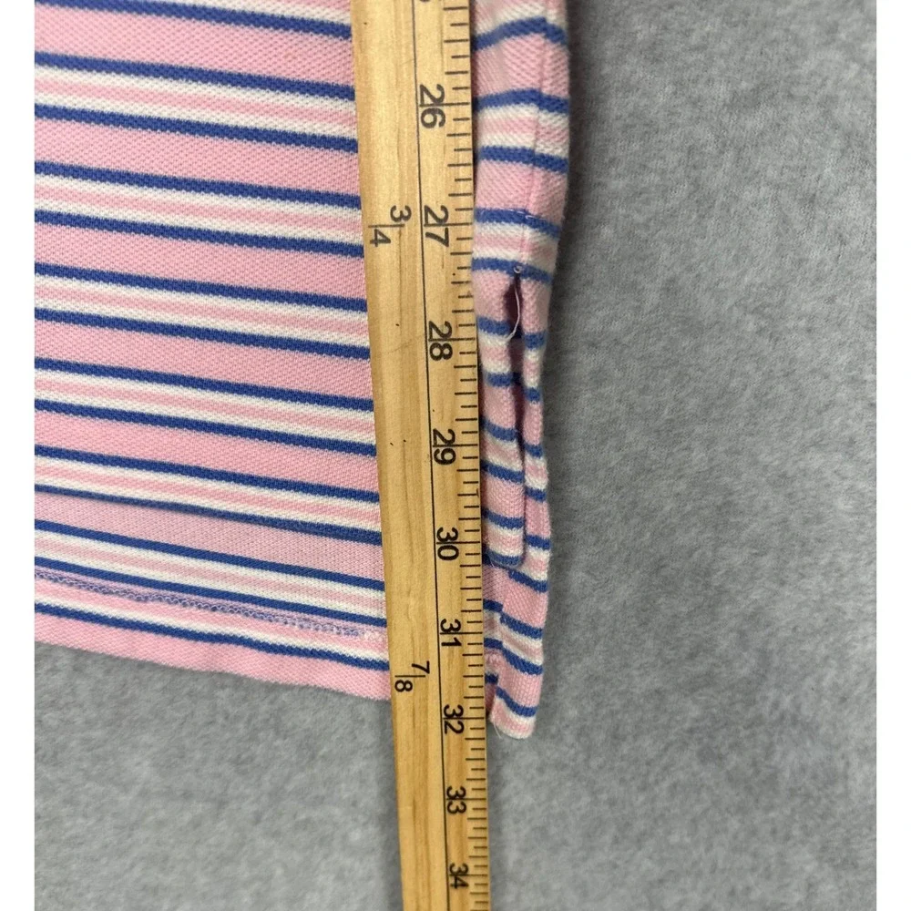 Polo Ralph Lauren Polo Shirt Men XXL Pink Striped Short Sleeve Classic Preppy